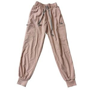 EUC Niaahinn Dusty Rose Pink Jogger Pants Size Medium Cozy Casual Athleisure